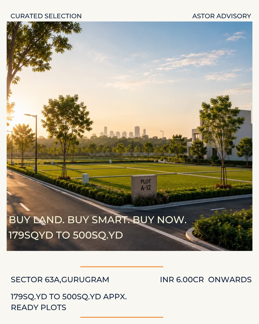Premium Ready Plots in Sector 63A, Gurugram